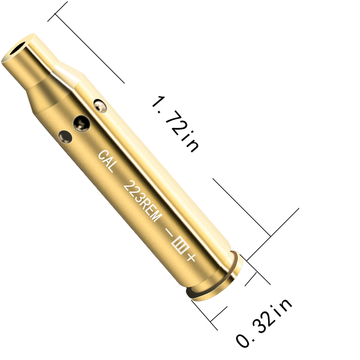 Hunting 5.56 Laser Bore Sight 223 Green Laser Color 520nm Wavelength