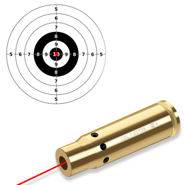 OEM Durable Hunting Boresighters Red Dot 7.62x39 Laser Boresighter