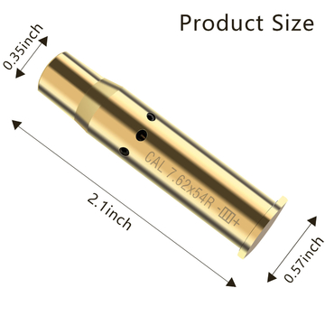 Sturdy Hunting Boresighters 650nm Red Dot Laser 7.62x54 Boresight