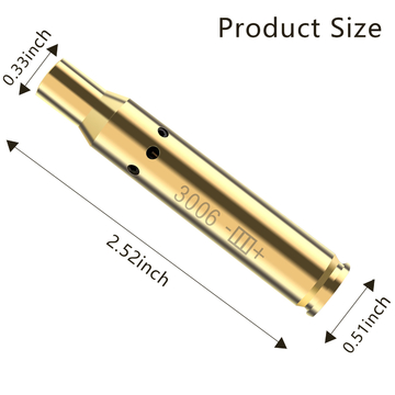 650nm Hunting Boresighters Class IIIA Brass Red Laser Bore Sight