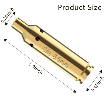 6.5mm Hunting Boresighters Brass 650nm Red Dot Bore Sight Class IIIA