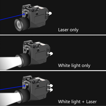 OEM / ODM Airsoft Gun Lasers 450nm Blue Pistol Laser Rail Mounted