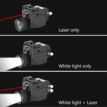 500 Lumens Airsoft Gun Lasers Adjustable Rail Mounted Pistol Laser