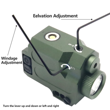 Hunting Airsoft Gun Lasers Red 650nm Laser Sight Gun With Magnetic Charging