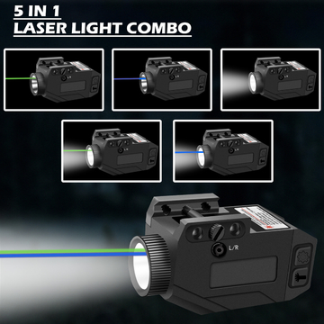 520nm / 450nm Green Blue Laser Light Combo 800 Lumens For Shotgun