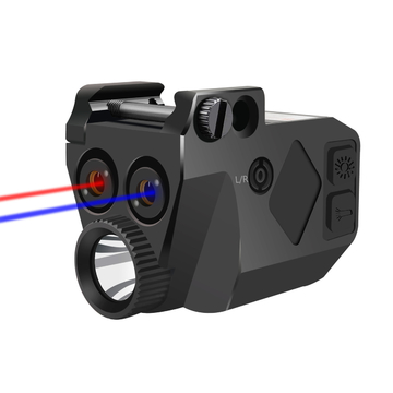 Blue Red Laser Beam Waterproof Class IIIA 500 Lumens With Weaponlight