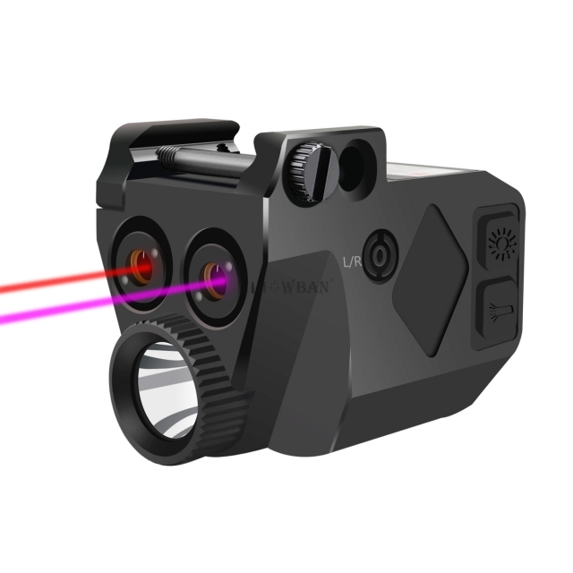 Weaponlight Gun Laser Light Beam Visible 500 Lumens Red Purple Laser