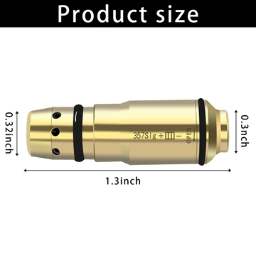 OEM Pistol Laser Cartridge Class IIIA Red Laser Cartridge 357SIG Caliber