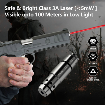 Reliable Laser Training Cartridge 38Super Bullet With 3 Batteries