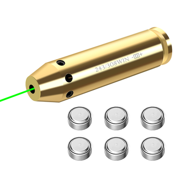 Green Laser Bore Sight Cartridge 243-308WIN Laser Bore Sight