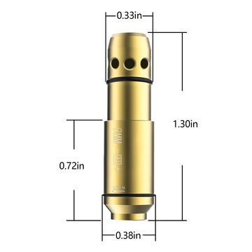 9MM Laser Training Cartridge Class IIIA Red Laser Bore Sight