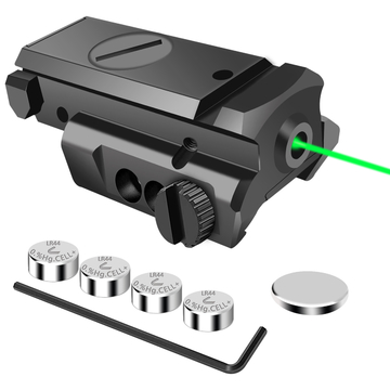 Aluminium Airsoft Laser Sight Class IIIA Picatinny Rail Green Dot Laser Sight