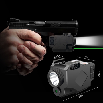 Green Compact Laser Sight IPX4 Waterproof Pistol Laser Sight