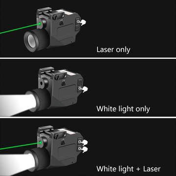 Shotgun Laser Sight Green 520nm Pistol Light Green Laser Combo Zoom