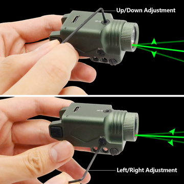 Tactical Green Laser Sight For Shotgun Combo Flashlight 600 Lumen