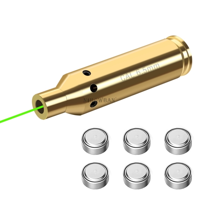 6.55mm Green Laser Boresighter Durable Hunting Laser Bore Sight