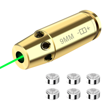 Green 9mm Laser Boresight 520nm Wavelength 9mm Handgun Laser Sight