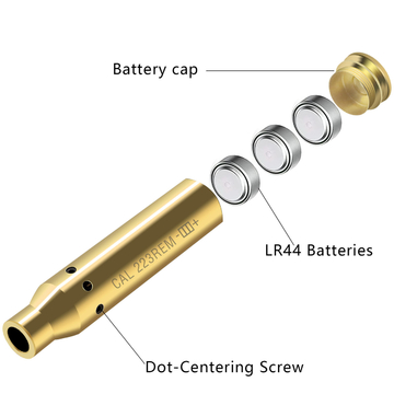 Sturdy Bore Laser Sight 223 Rem Green Dot Laser Boresight Class IIIA