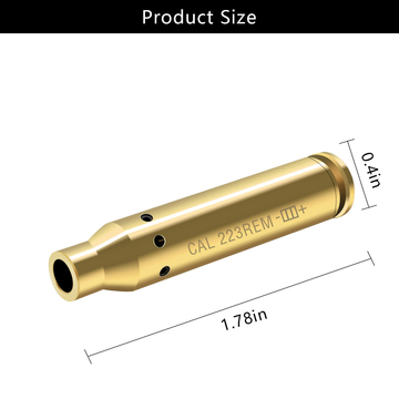 Sturdy Bore Laser Sight 223 Rem Green Dot Laser Boresight Class IIIA