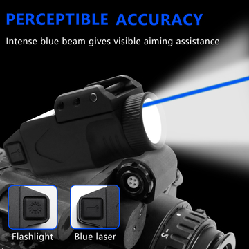 Blue Shotgun Laser Sight Tactical Flashlight For 2 In 1 Gun Laser