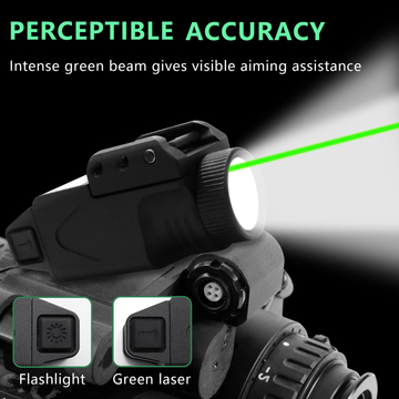 Exquisite Sturdy Handgun Shotgun Laser Sight Green 2 In 1 Gun Laser