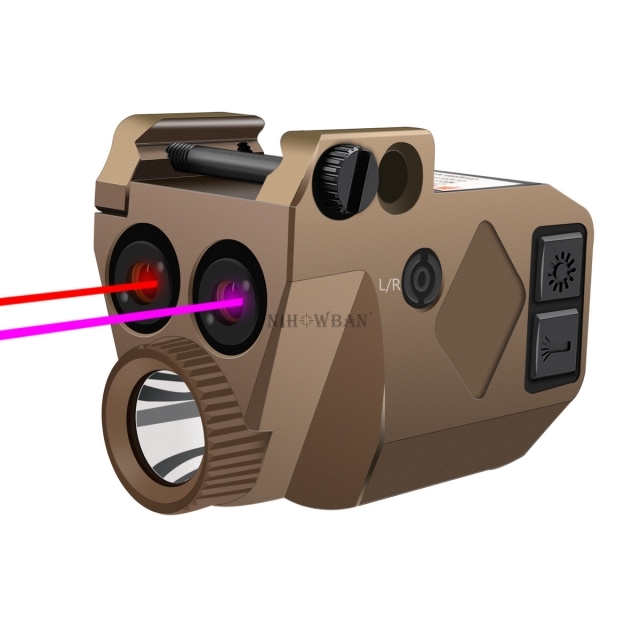 2000m - 2500m Shotgun Laser Sight Red Purple Light Laser Sight Combo 500 Lumens